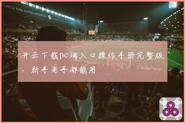 开云下载pc端入口操作手册完整版,新手老手都能用